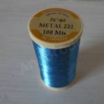 Metallic Thread Fil Au Chinois 40 Ocean 222